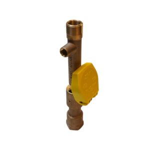 QC Valve Brass 1" with Key